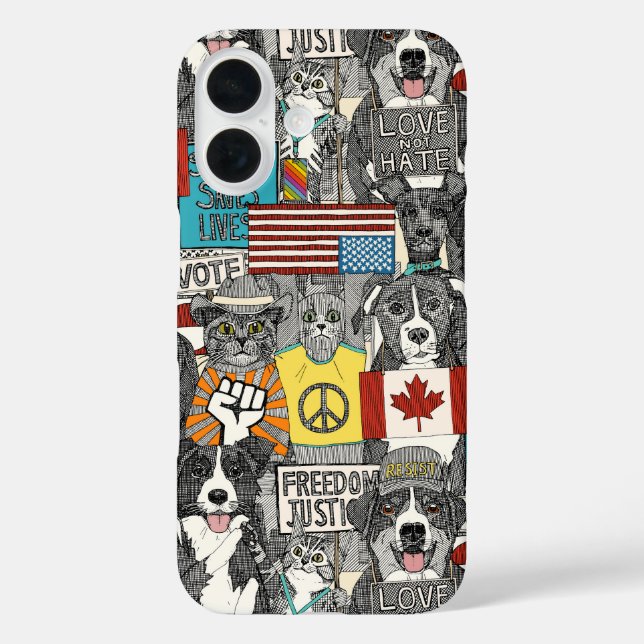 Tierprotest Case-Mate iPhone Hülle (Rückseite)