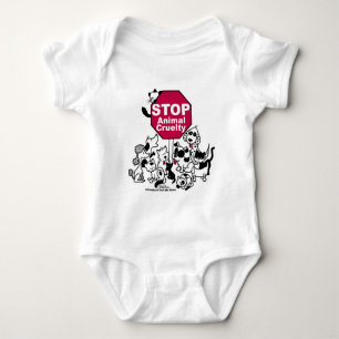 Tierquälerei stoppen baby strampler