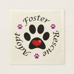 Tierquellenpapier Napkins Serviette