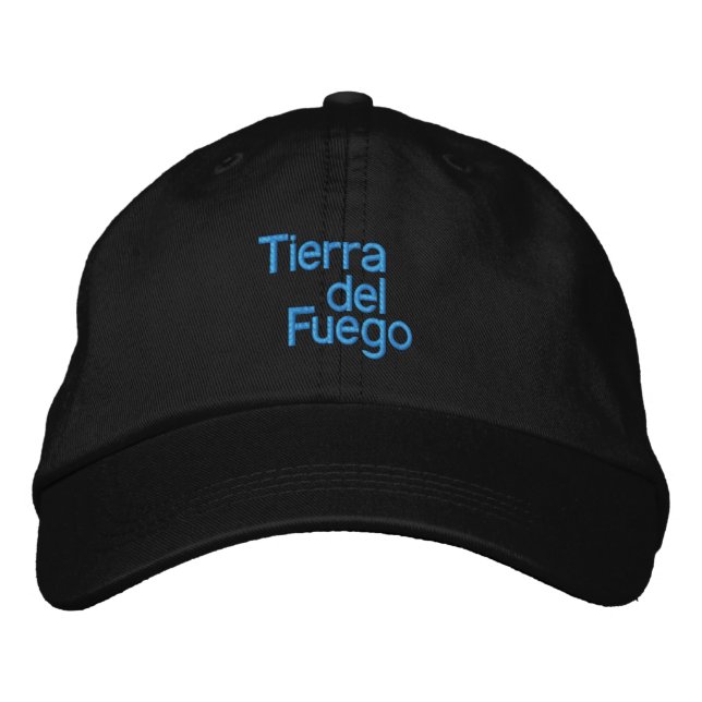 TIERRA DEL FUEGO Cap Bestickte Baseballkappe (Vorderseite)