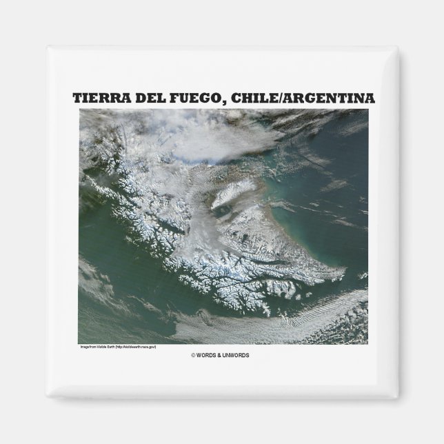 Tierra Del Fuego Chile/Argentinien (Picture Earth) Magnet (Vorne)