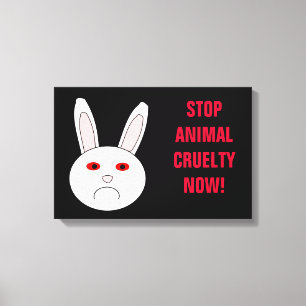 Tierre cruelty jetzt stoppen Leinwanddruck