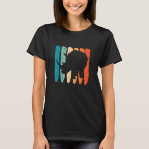 Tierrechte Rhinos Rhinoceros Retro Wildlife Rhi T-Shirt