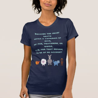 Tierrechte zitieren niedliche Cartoon-Tiere T-Shirt