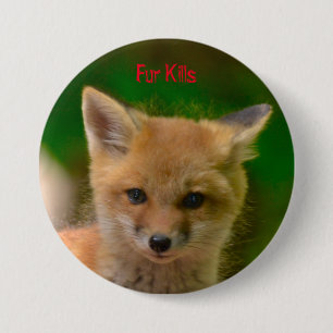 Tierrechtknopf, Pelz-Tötungen Button
