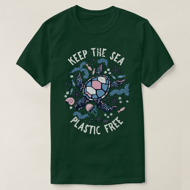 Tierrechtsaktivistin Turtle T-Shirt (Design vorne)