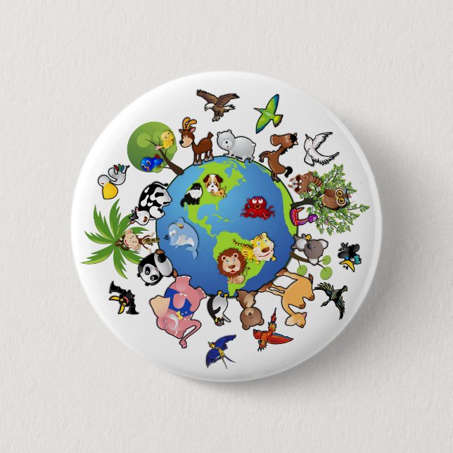 Tierreich Button (Vorderseite)