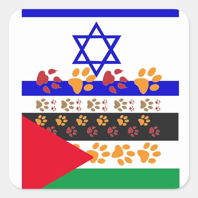 Tierrettung 3,5" x 5" quadratischer aufkleber (Vorderseite)