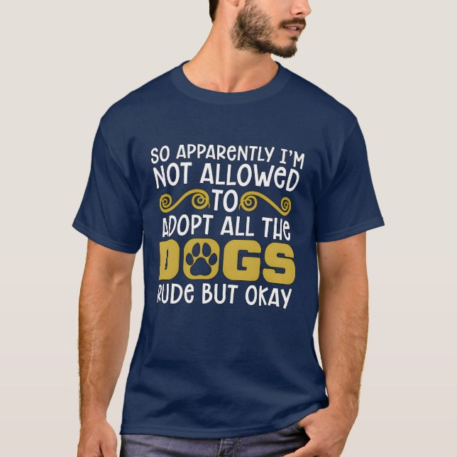 Tierrettung Also anscheinend Foster Tierretter  T-Shirt (Vorderseite)
