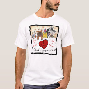 Tierrettung-I-Liebe Alle Gottheiten T-Shirt