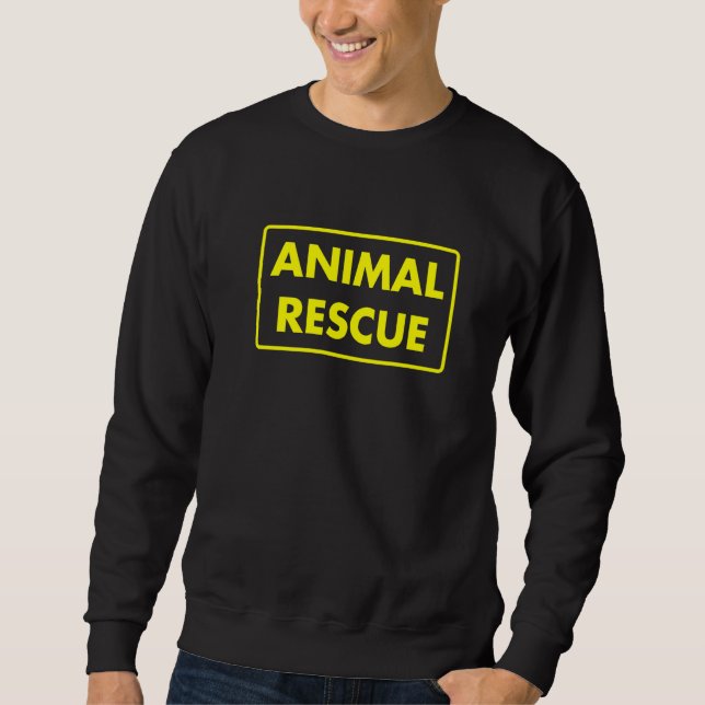 Tierrettung Sweatshirt (Vorderseite)