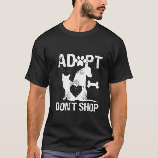 Tierrettungshunde Adoptiere nicht kaufen T-Shirt