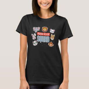 Tierrettungsteam Tierschutz Katzen und Hunde T-Shirt