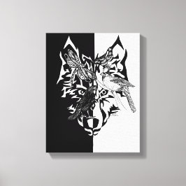 Tierrichtlinien 11x14" leinwanddruck