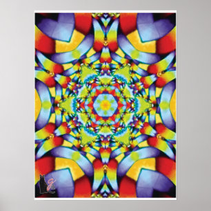 Tiers Kaleidoskop Poster