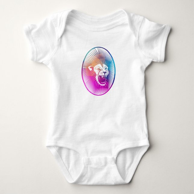 Tiersafari Baby Strampler (Vorderseite)