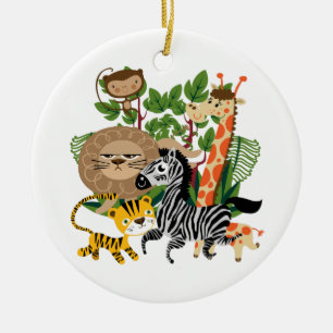 Tiersafari Keramikornament