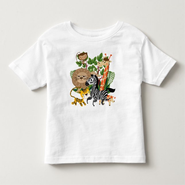 Tiersafari Kleinkind T-shirt (Vorderseite)