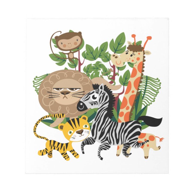 Tiersafari Notizblock (Vorderseite)