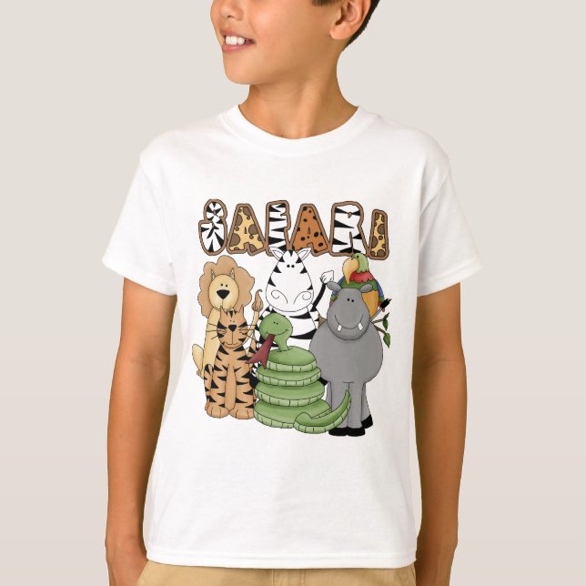 Tiersafari T-Shirt (Vorderseite)