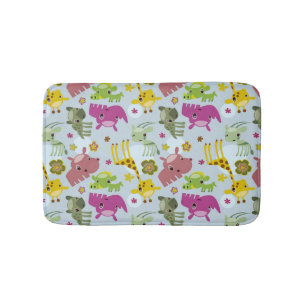 Tiersafarimuster Badematte