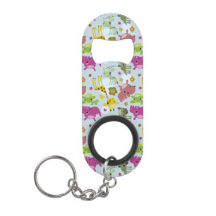 Tiersafarimuster Mini Flaschenöffner