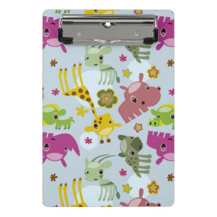 Tiersafarimuster Mini Klemmbrett