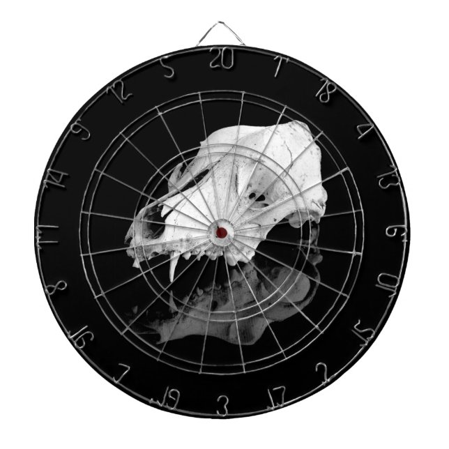 Tierschädel Dartscheibe (vorne)