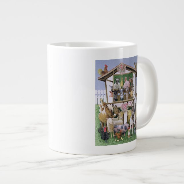 Tierschauspielhaus Jumbo-Tasse (Vorderseite Rechts)