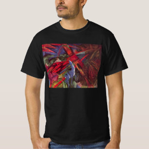 Tierschicksale von Franz Marc, Vintage kubistische T-Shirt