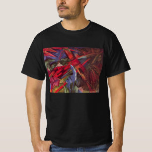 Tierschicksale von Franz Marc, Vintage kubistische T-Shirt