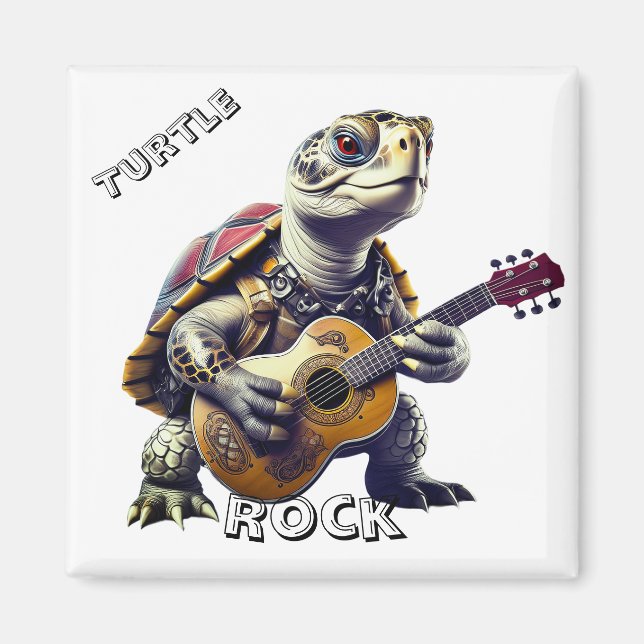 Tierschildkröte-Cartoon Magnet (Vorne)