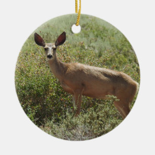 Tierschmuck, Maultier, Rehe, Tiere, Natur Keramik Ornament