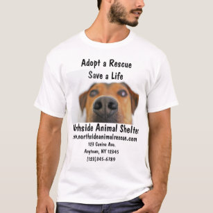 Tierschutz adoptieren ein T-Shirt