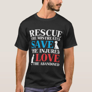 Tierschutz Rett Cat Dog Vet Tech Veterinary T-Shirt