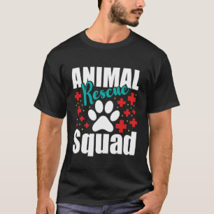 Tierschutz TIERRETTUNGSTEAM Lustige Tier Ri T-Shirt