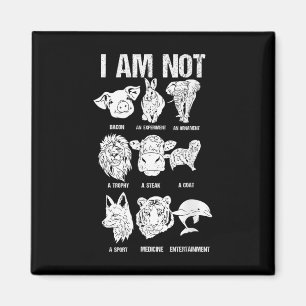 Tierschutz - Vegan Magnet