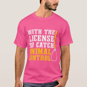 Tierschutzbeauftragter Hunde Catcher lustig T-Shirt