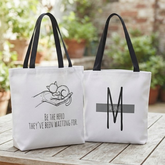 Tierschutzbefürworter Tieradoption | Minimalistisc (Heartfelt rescue advocate design for a dedicated pet parent on their next shelter visit.)