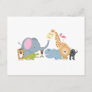 Tierschutzgruppe Weiß Postkarte