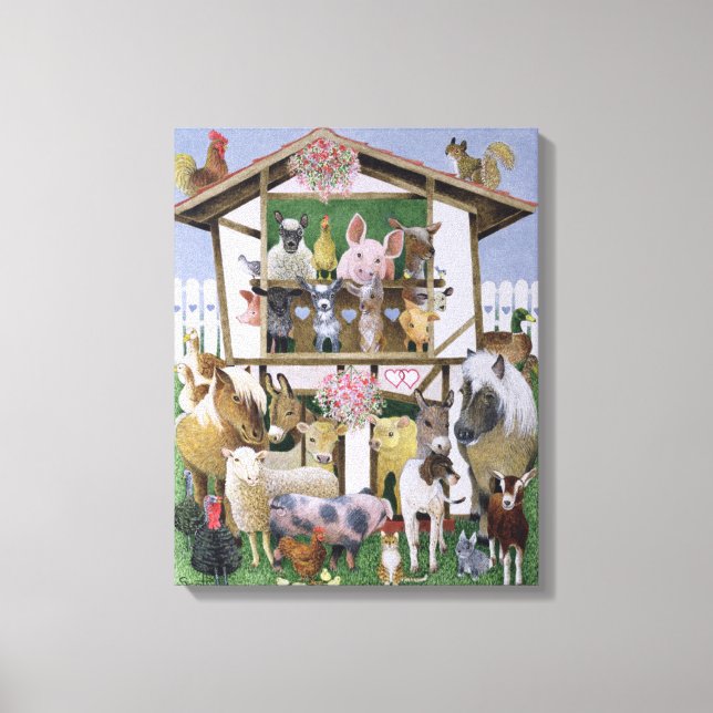 Tierschutzhaus Leinwanddruck (Vorderseite)