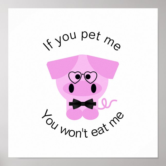 Tierschutzplakat Poster (Vorne)