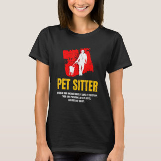 Tiersitter Definition Tierarztübersicht Sitter T-Shirt