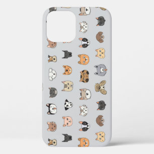 Tierspass: Hunde bei Katzen Doodle Mix Case-Mate iPhone Hülle