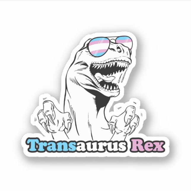 Tierstolz - Transaurus Rex Aufkleber (Vorderseite)