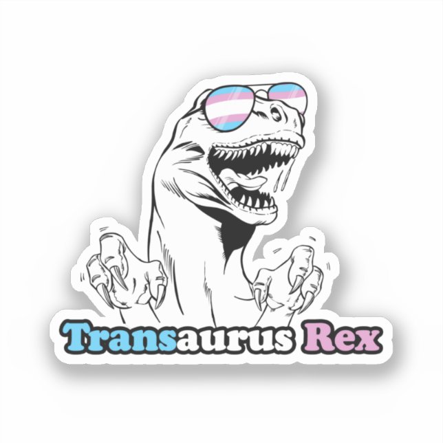 Tierstolz - Transaurus Rex Aufkleber (Vorderseite)