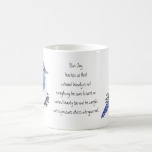 Tiertotem Blau Jay Inspiration Naturleitfaden Tasse