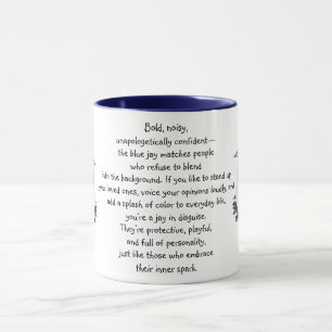 Tiertotem Blau Jay Inspiration Naturleitfaden Tasse