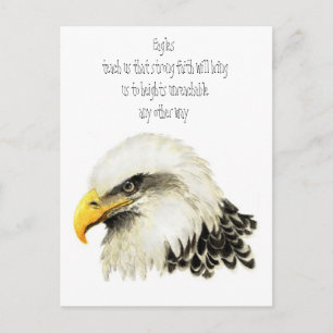 Tiertotem, spirituell, Inspirationsförderung Postkarte