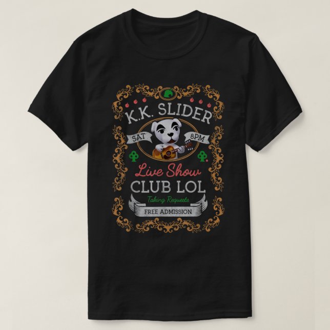 TIERÜBERSCHREITEN KK Slider Live Show Poster Grafi T-Shirt (Design vorne)